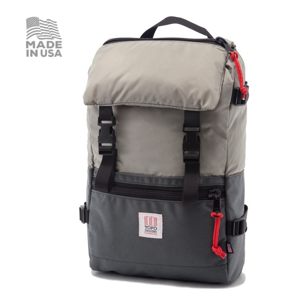 Topo Designs Rover Pack Backpack ~ Silver/Charcoal